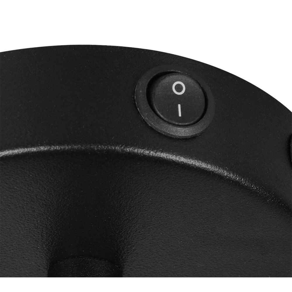 Surface-mounted spot Bidar black Trio 4017807640649