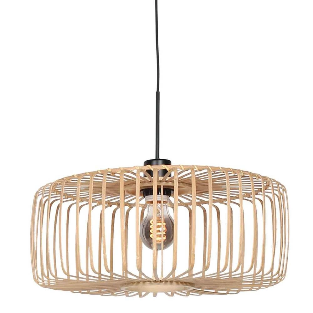 Bamboo pendant lamp Sparkled Light Ø 50cm