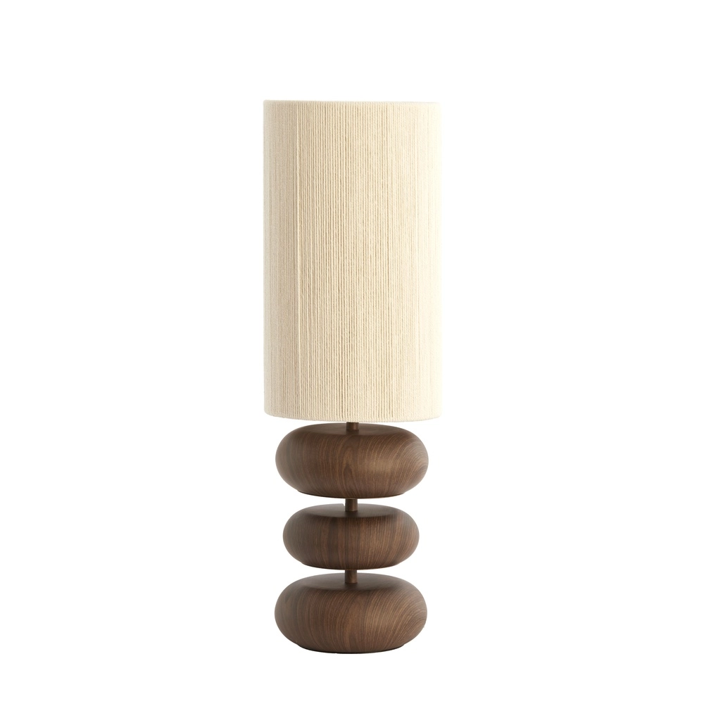 Table lamp Danialo 67.5cm - dark wood