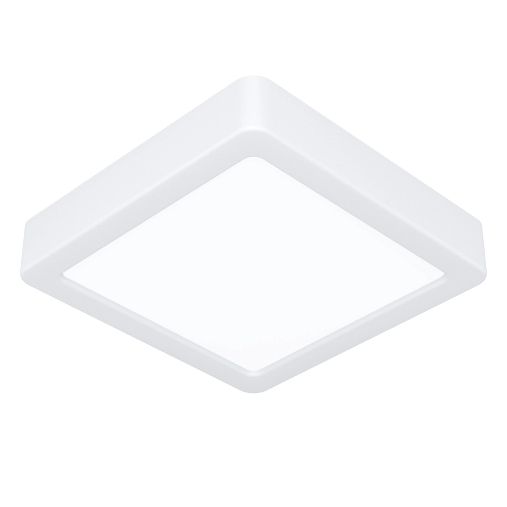 Led ceiling light Fueva 6 Square - White - 15x15cm