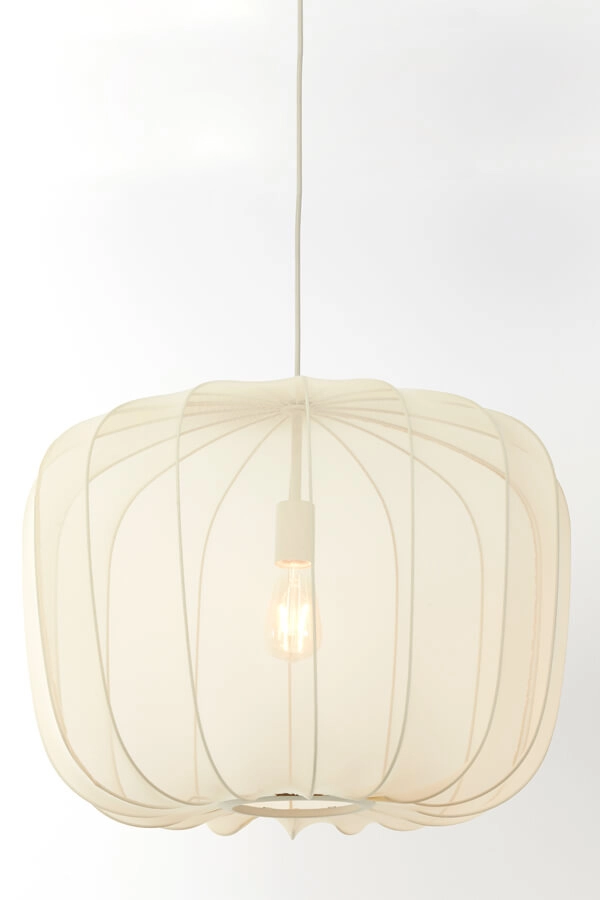 Japandi pendant lamp Plumeria cream Ø 60cm Light & Living 8717807651435