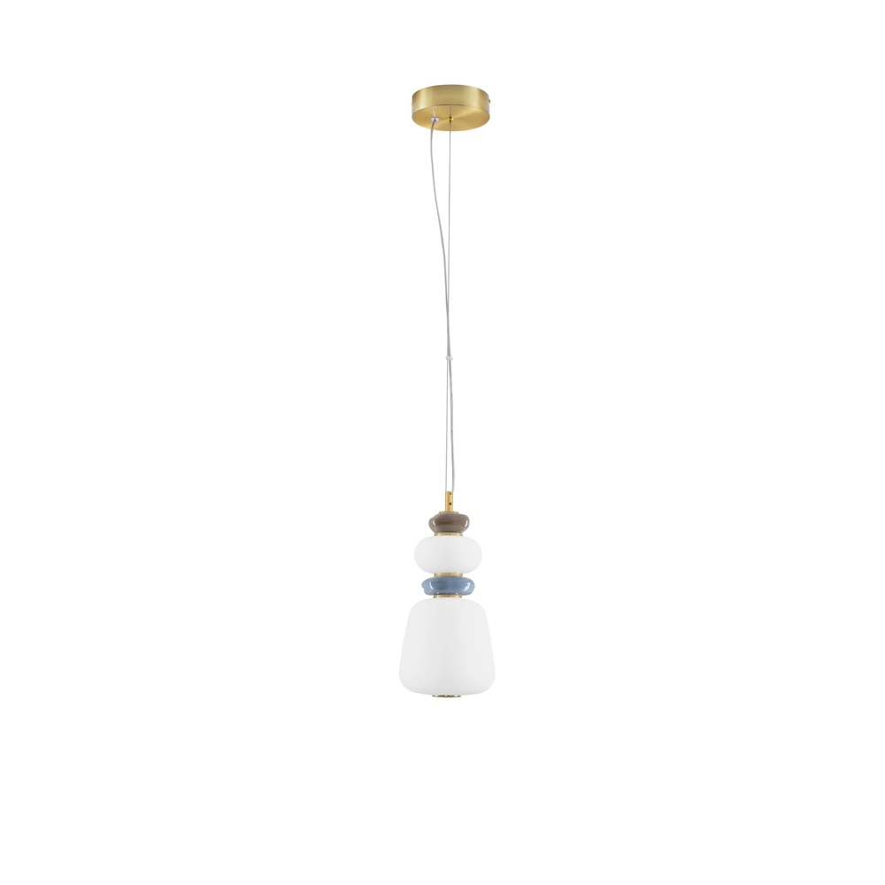 Pendant lamp Palo Gold with white