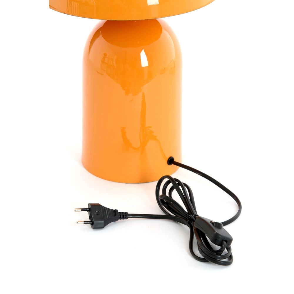 Mushroom table lamp Tolima gloss orange - Ø 31cm Light & Living 8717807807870