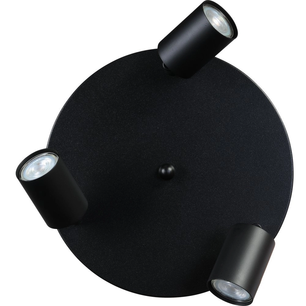 Black ceiling lamp Bounce with spotlights Masterlight 8718121209968