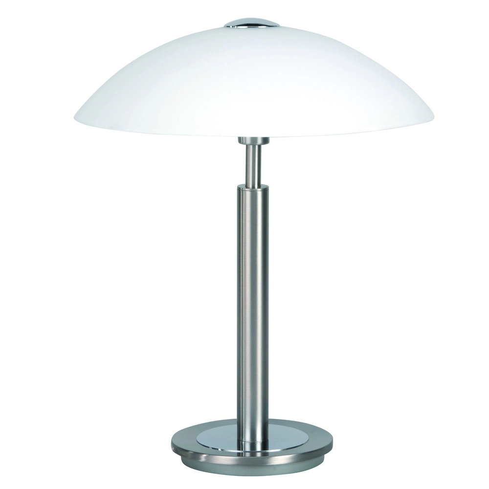 Classic table lamp Touch nickel Ø 28cm