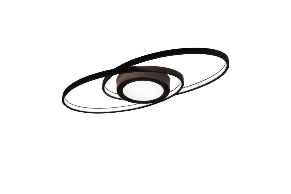Modern ceiling lamp Galaxy black Trio 4017807446210
