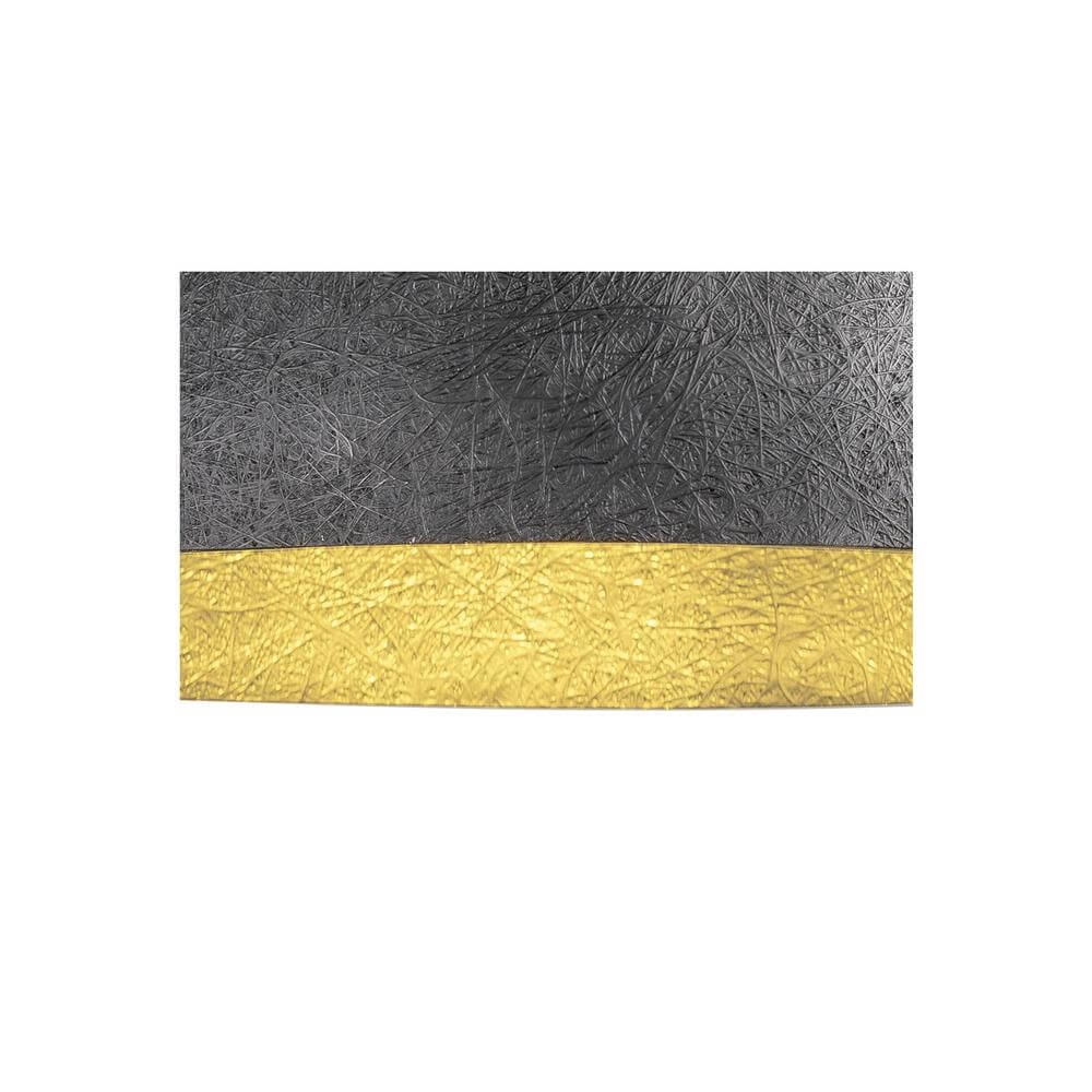 Pendant lamp Forchini 50 black with gold Ø 50cm SLV 4024163298643