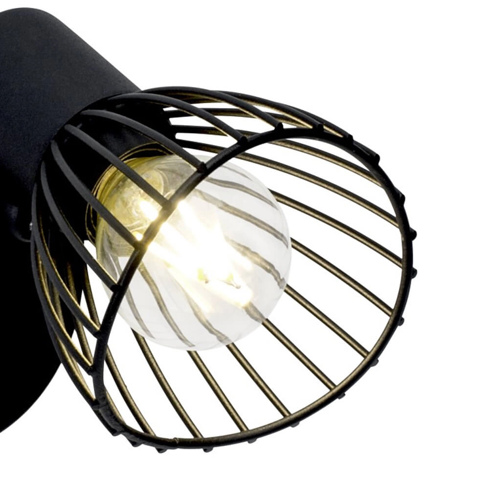 Black wall spotlight Elhi Brilliant 4004353306532