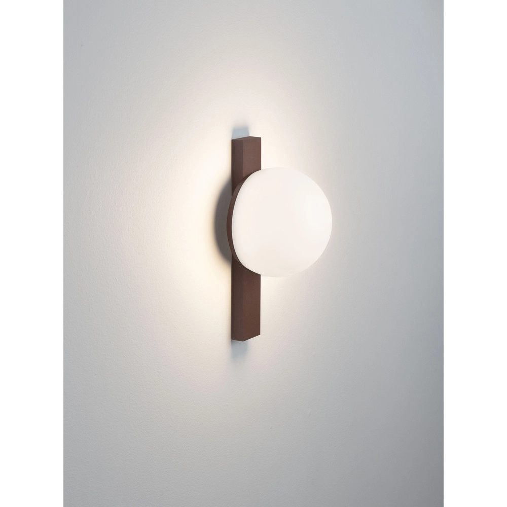 Unique wall lamp Remi Rusty brown with white bulb Lyora 5212017494481