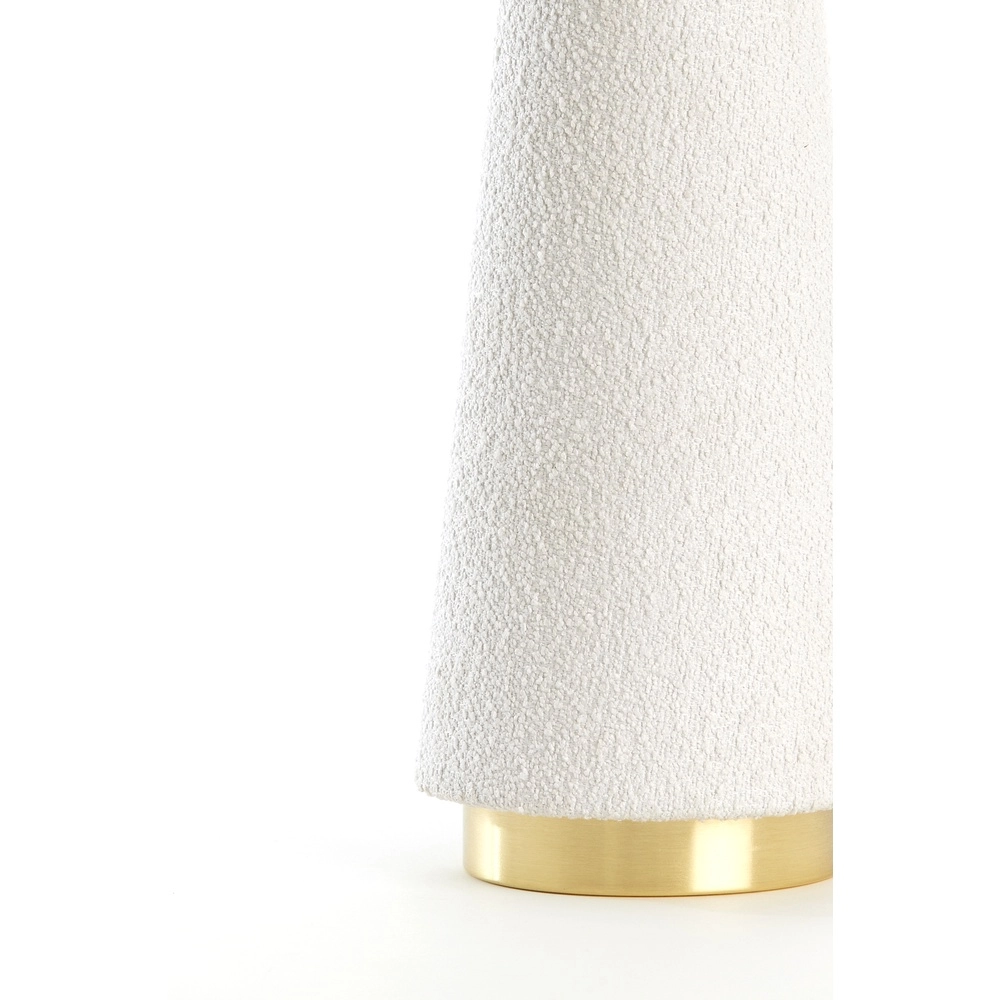 Table lamp Devia Ø 30cm - bouclé - beige Light & Living 8717807759469