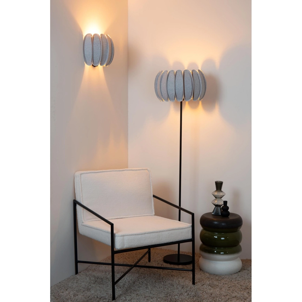 Wall lamp Spencer grey Lucide 5411212343673