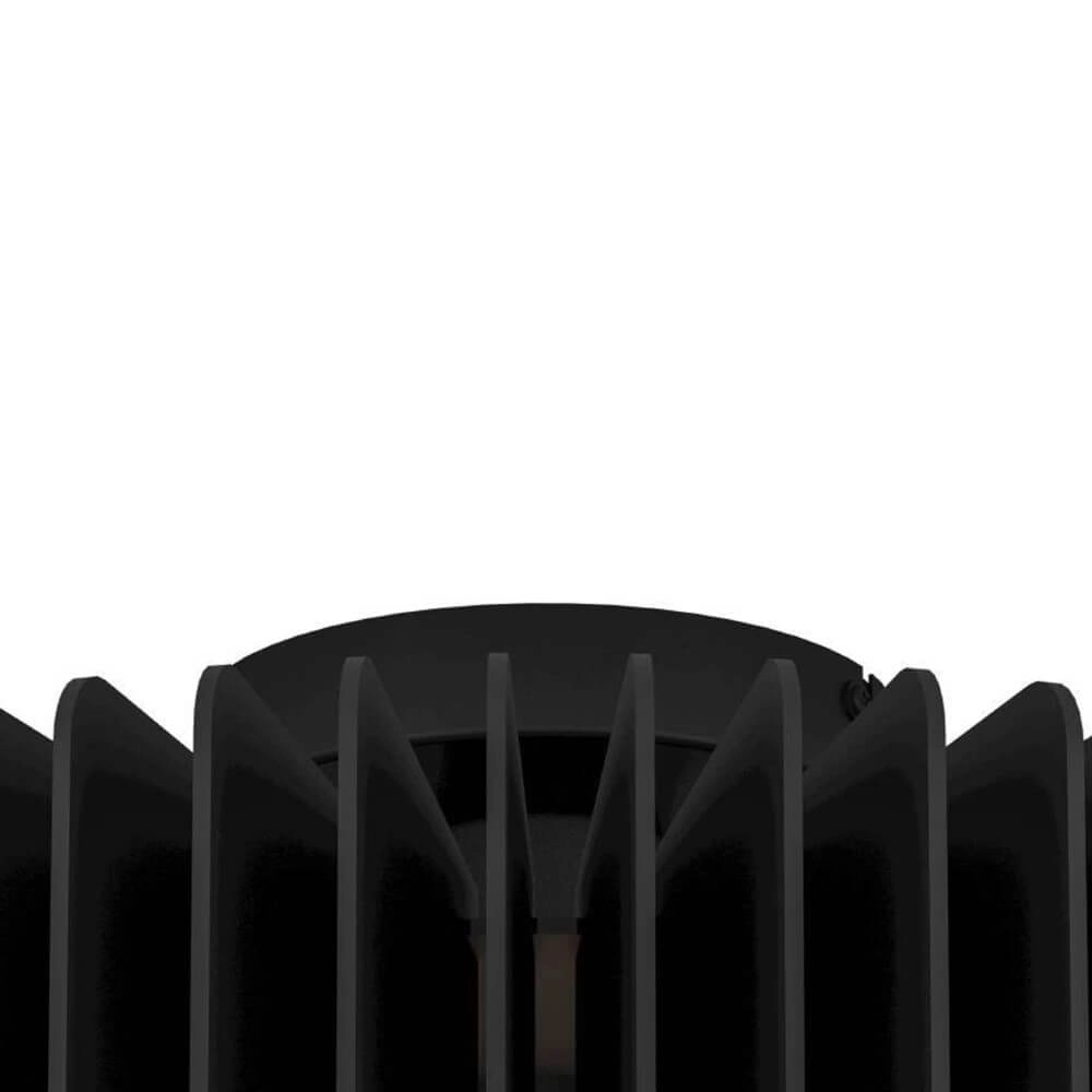 Wooden ceiling lamp Palombaia Ø 50cm - black Eglo 9008606274024