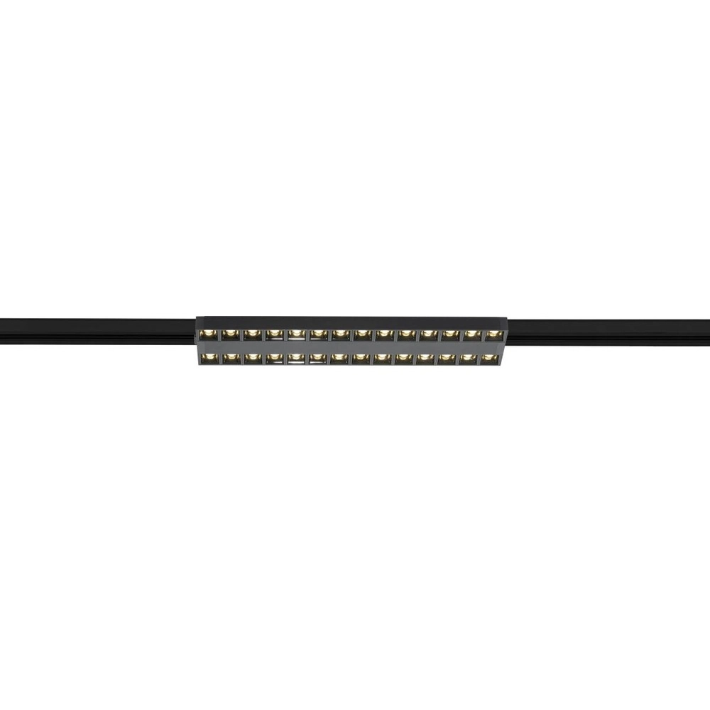 Rail fixture 57.4cm Sight Evo double 3-phase black 3000K