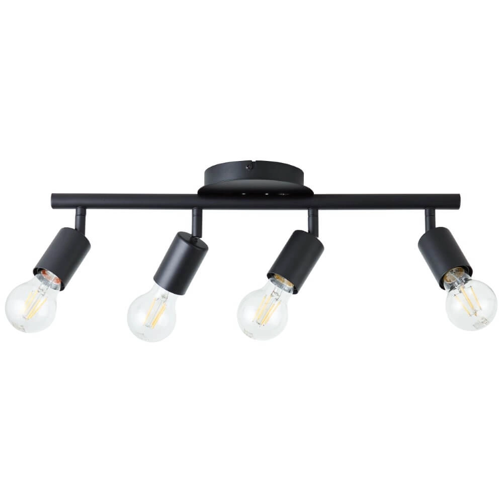 4-light ceiling lamp Tiffany black Brilliant 4004353406485