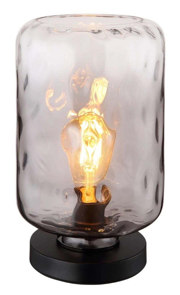 Design table lamp Darina smoke glass