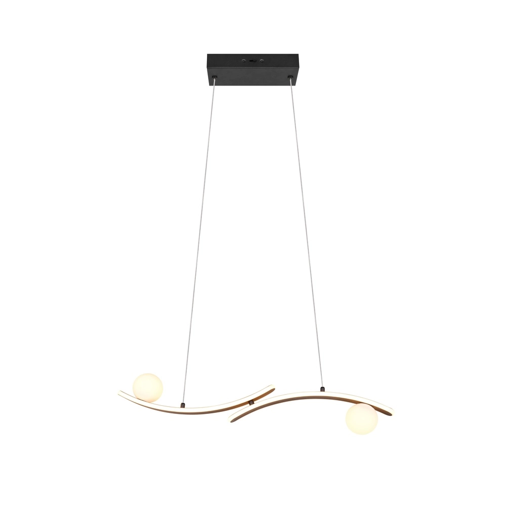 Design pendant lamp Napoli Black Trio 4017807683462