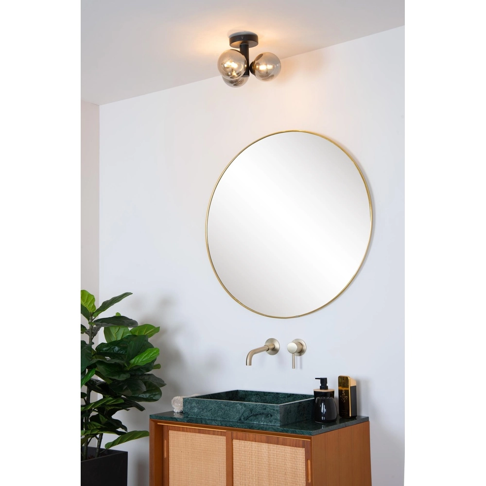 Ceiling lamp Trudy black 3-lights Lucide 5411212741028