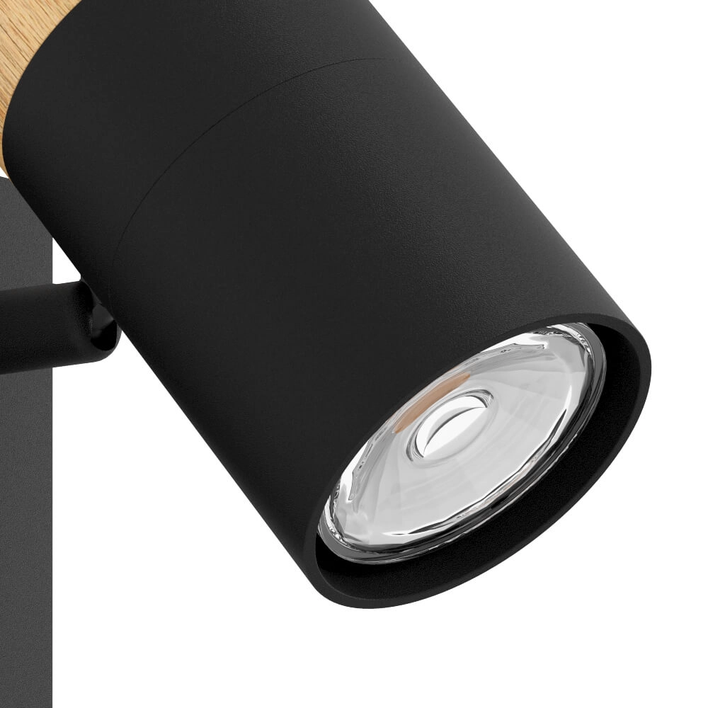 Black wall spotlight Cartagena Stars of Light 9002759396473