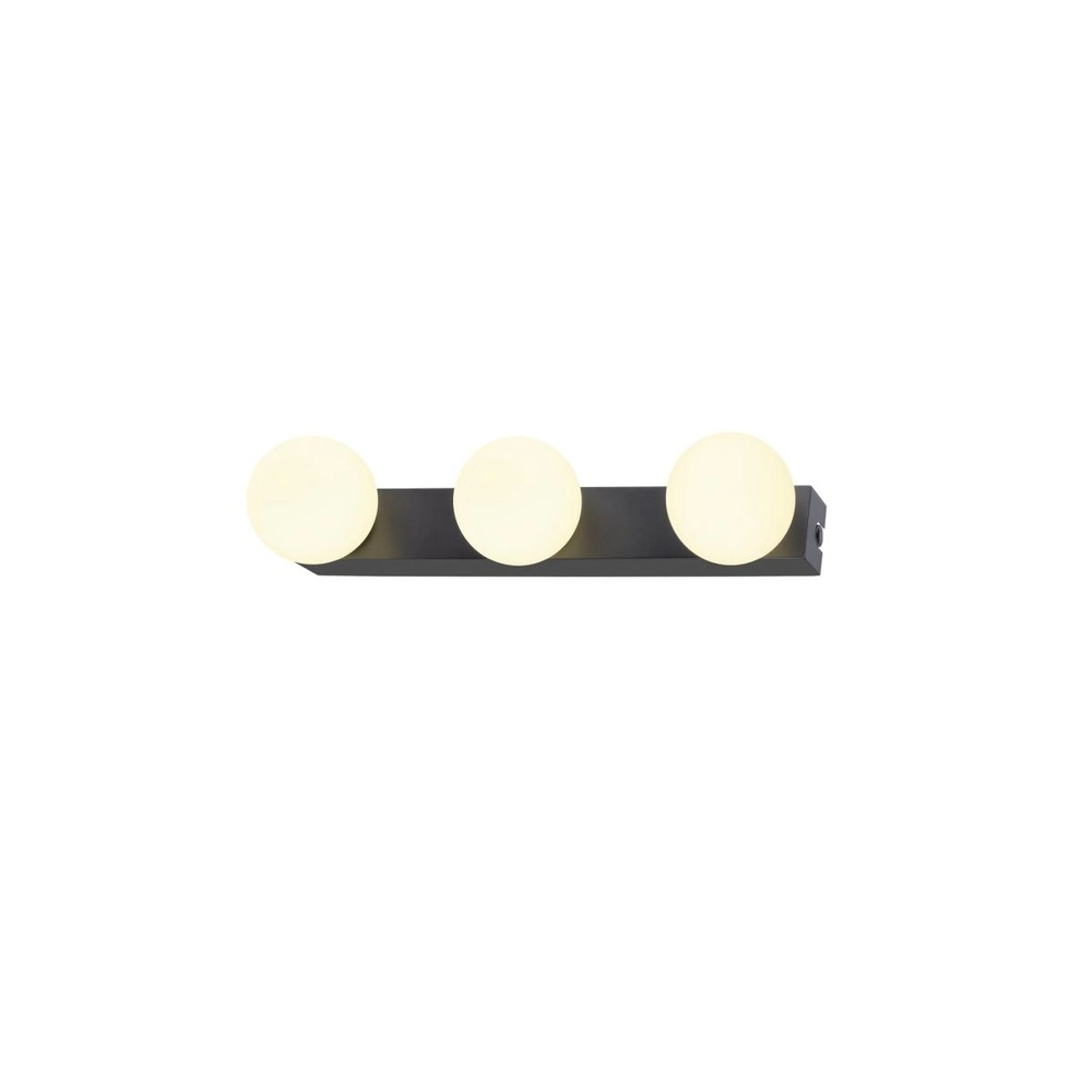 Wall lamp Sun Mirror 4-light black SLV 4024163318303