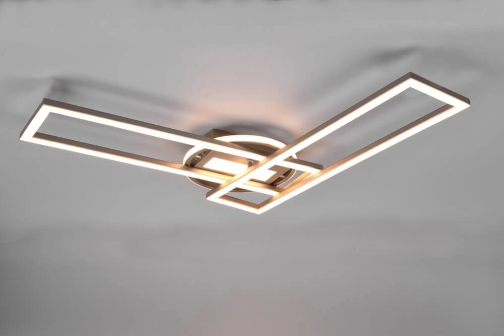 Adjustable LED ceiling light Twister gold Trio 4017807540451