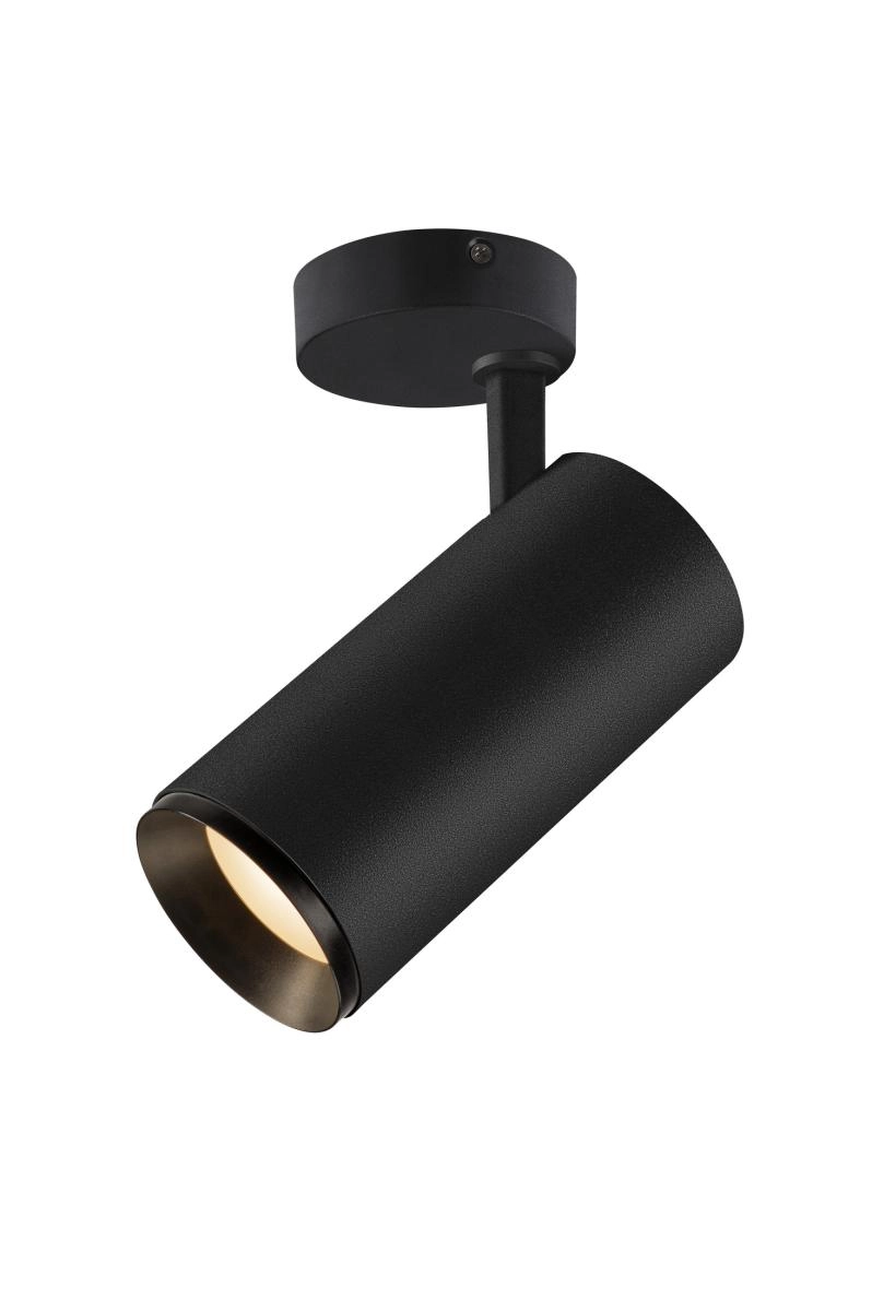 Surface-mounted spot Numinos L black 3000K - 24deg