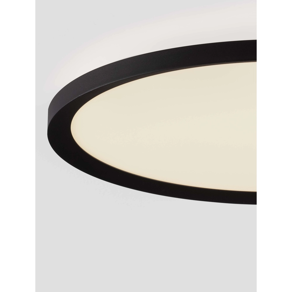 Ceiling light Aoton black Ø 40cm Lyora 5212017448705