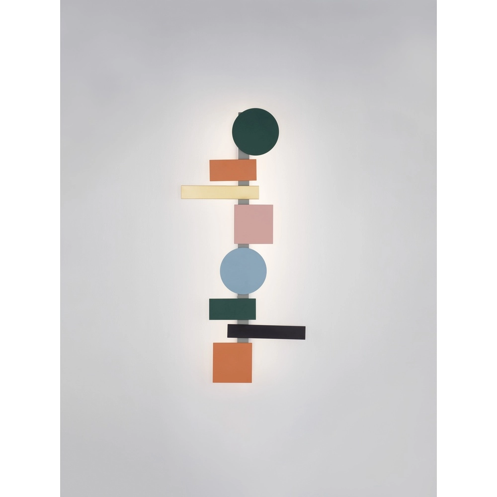 Cheerful wall lamp Margot coloured 105cm