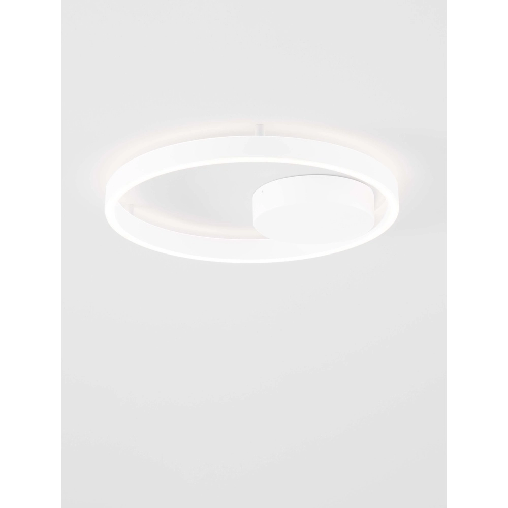 Ceiling lamp Hedra round Ø 40cm white