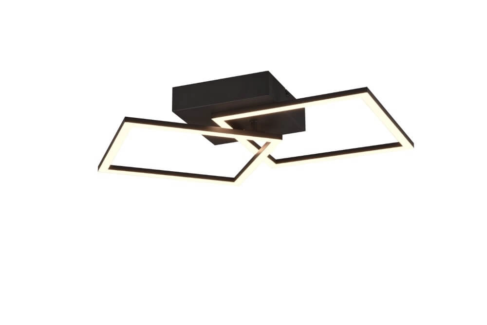 Designer ceiling lamp Trail black Trio 4017807577112