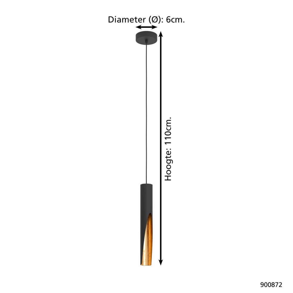 Led pendant light Barbotto Ø 6cm Eglo 9008606270293