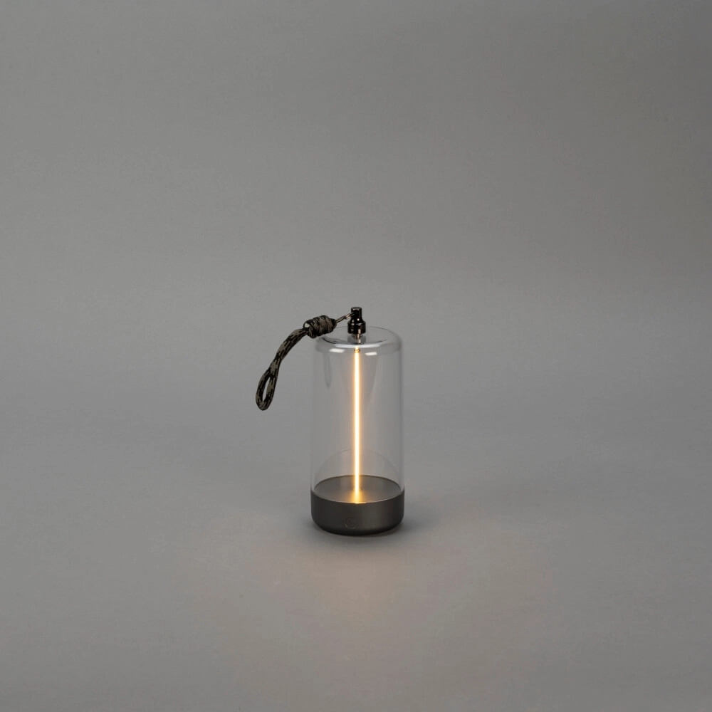 Rechargeable lamp Edison XS anthracite KonstSmide 7318307849370