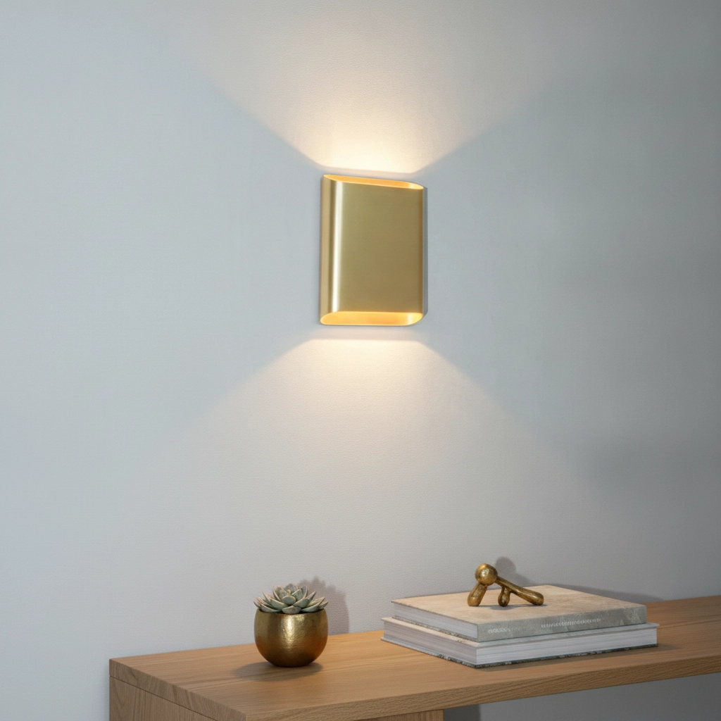 Wall lamp Diaz L Warm gold