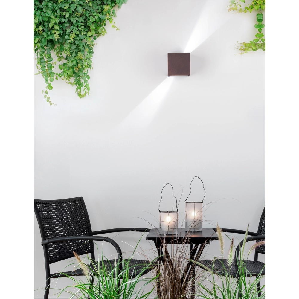 Square surface-mounted spot Como white