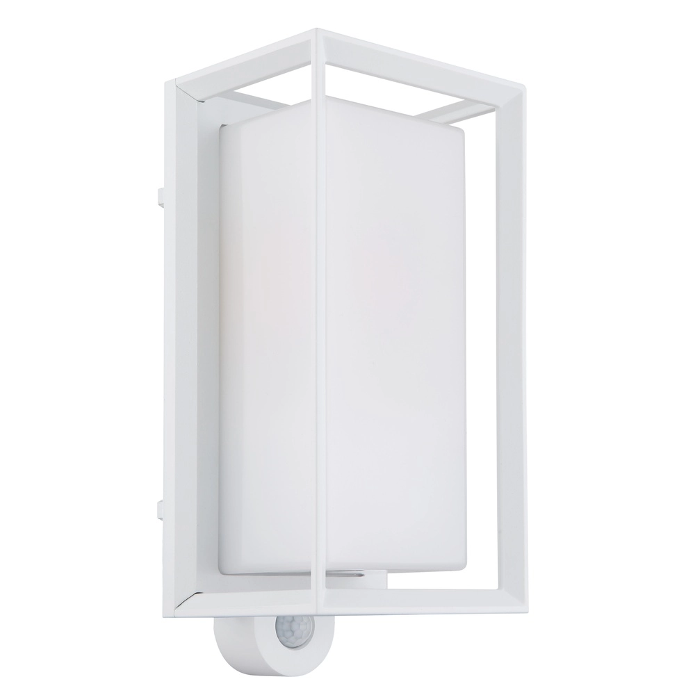 Outdoor wall lamp Logana White with sensor Globo 9007371474813