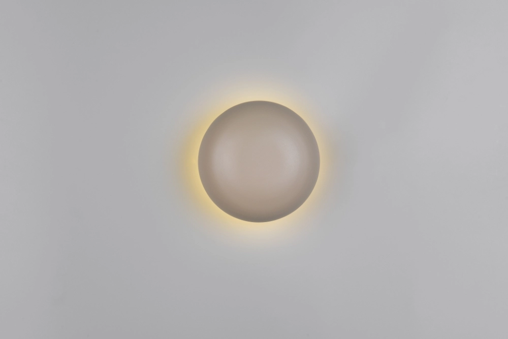 Cream wall lamp Davey Ø 15cm Trio 4017807643817