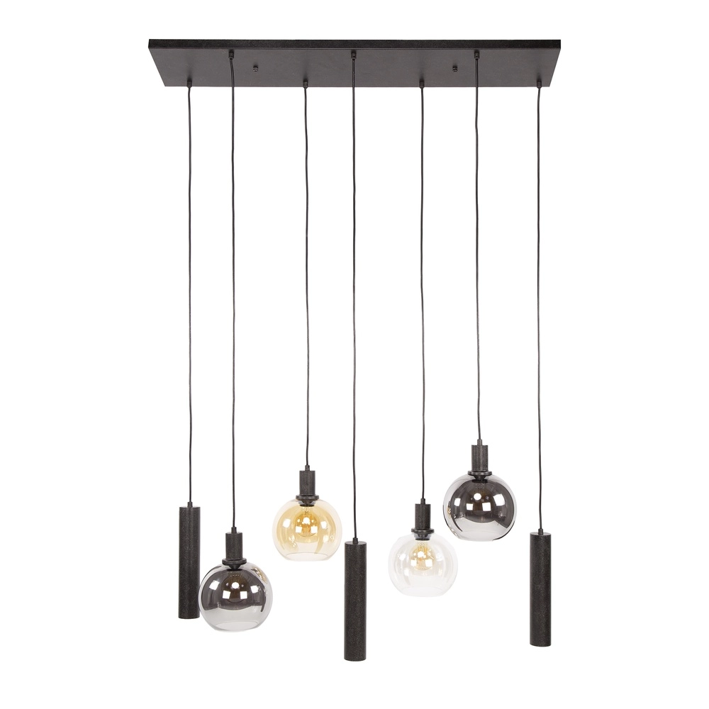 Dining table pendant lamp Sfera with glass balls and pendants Lyora 8716803512382