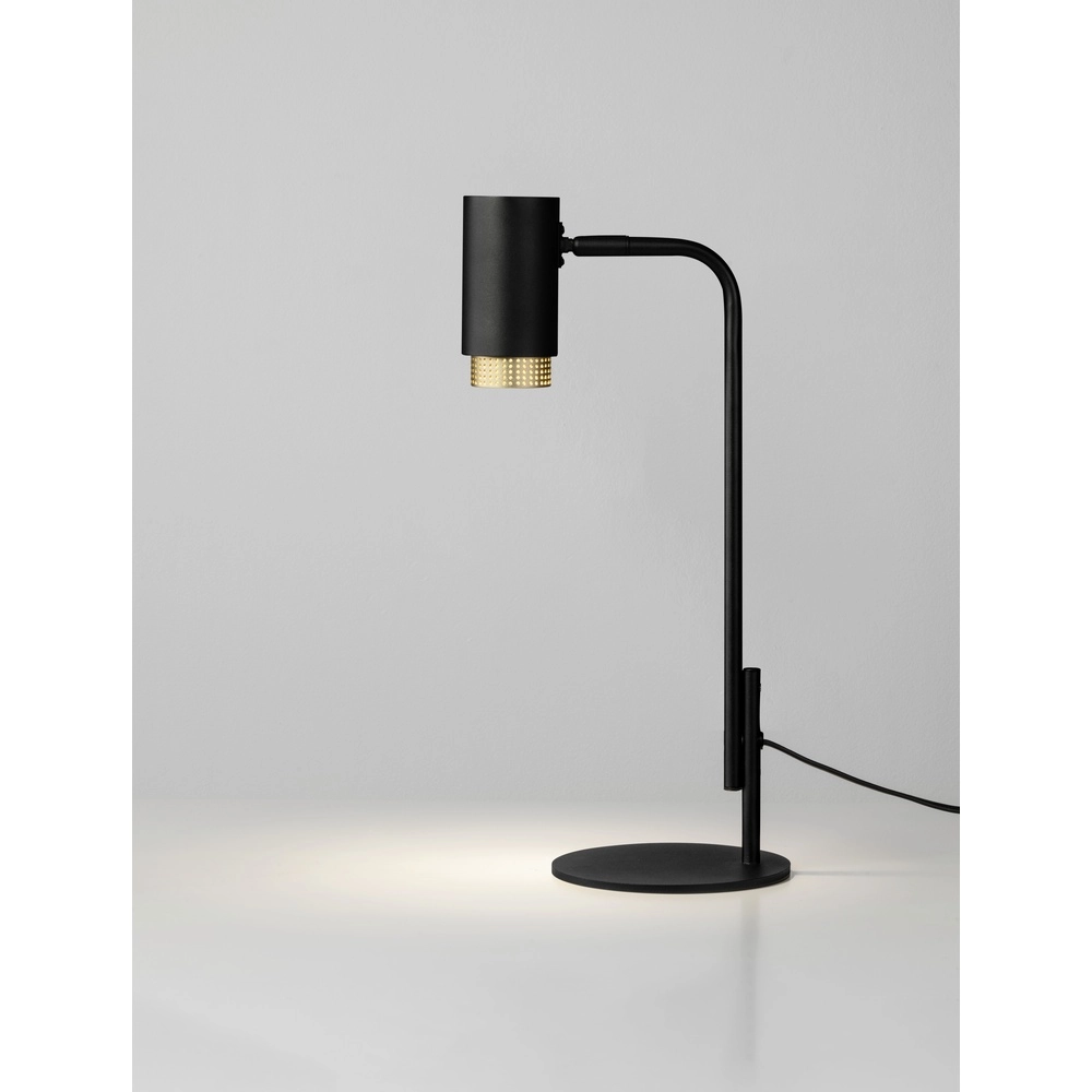 Desk lamp Nessi black with gold