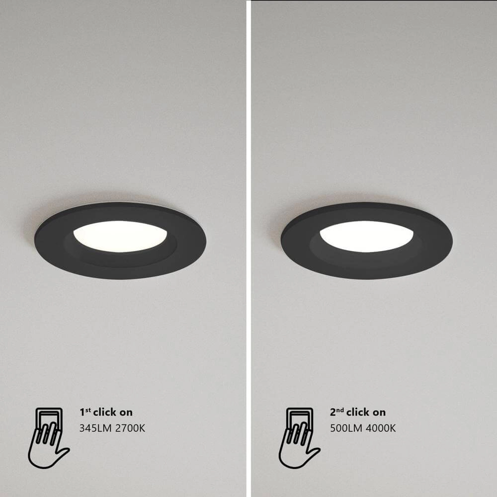 Recessed spotlight Tiaki black Nordlux 5704924016516