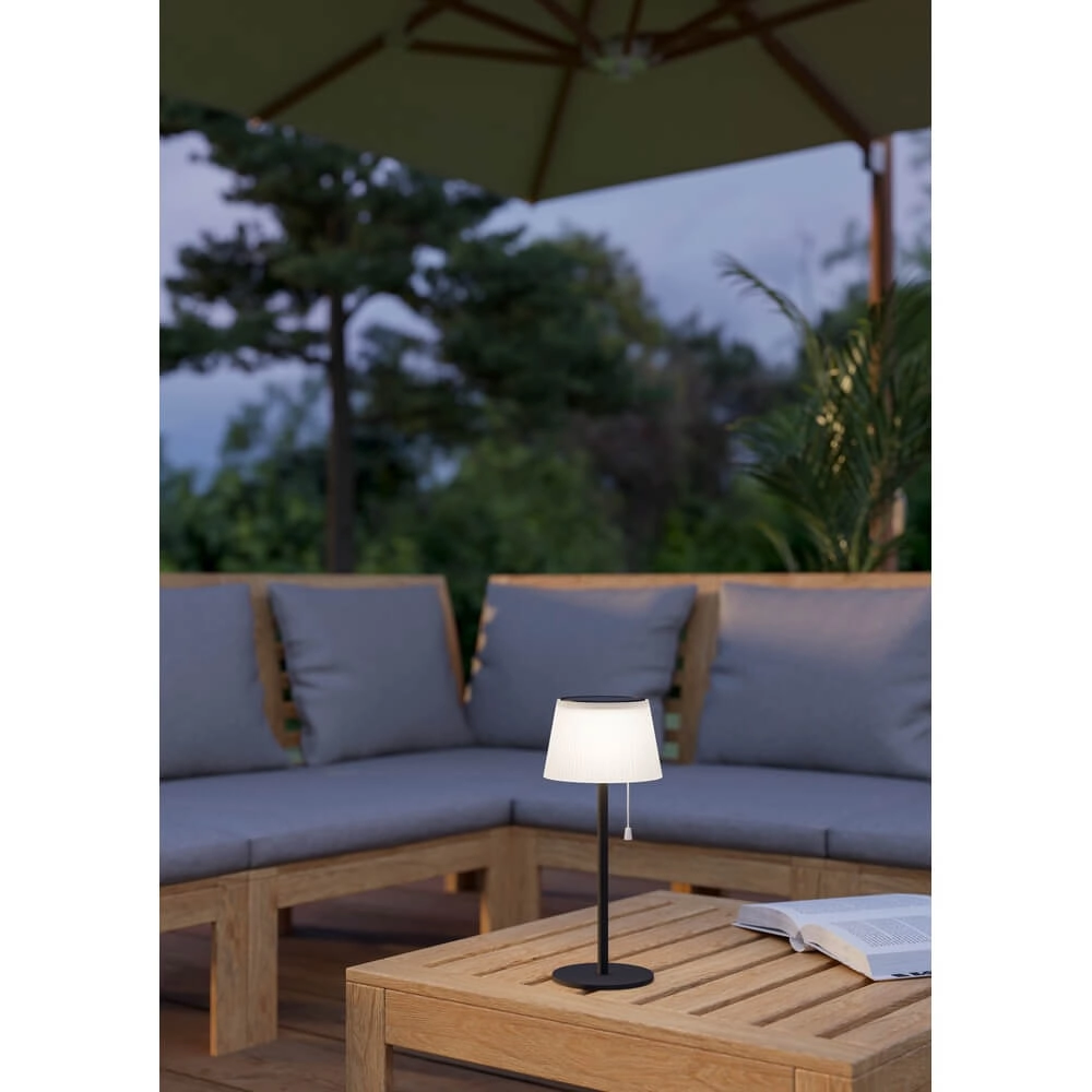 Table lamp Scordiano Black and White Solar Eglo 9008606355112