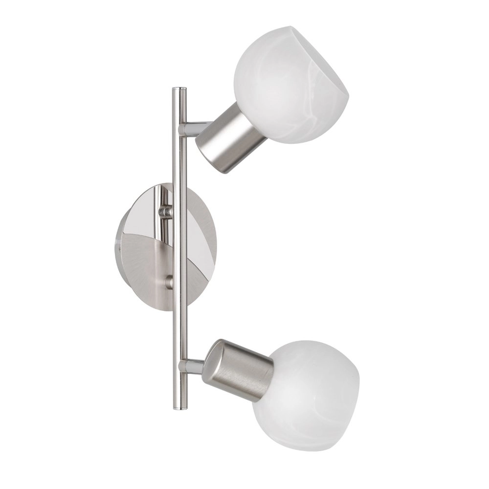 Ceiling spot Antibes 2-light nickel matt