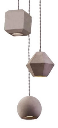 Vide hanging lamp Geometric concrete Lyora 5903139969598