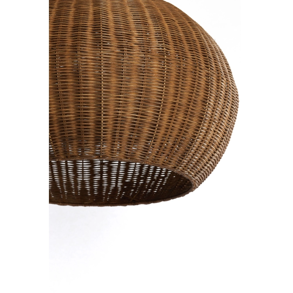 Rattan pendant lamp Melzor Ø 55cm - dark brown Light & Living 8717807820572