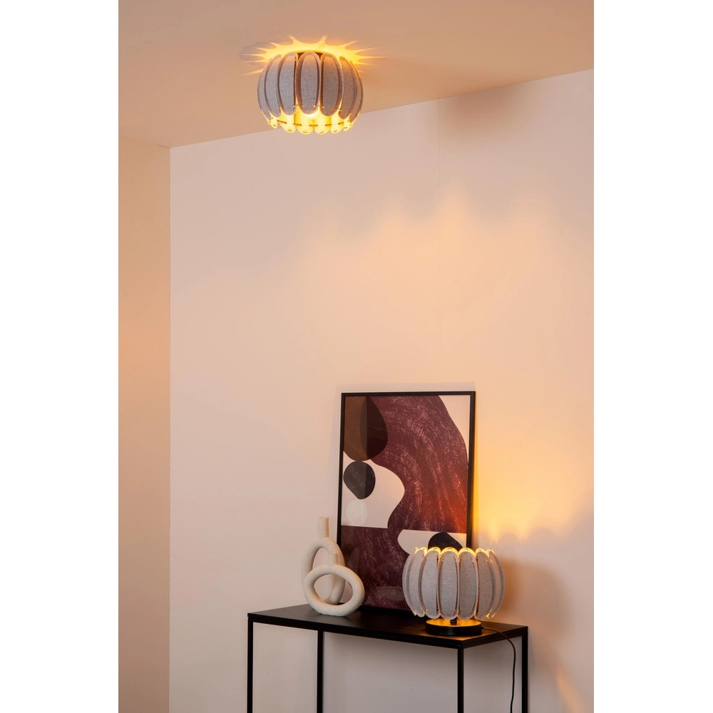 Ceiling lamp Spencer Ø 30cm grey Lucide 5411212343659