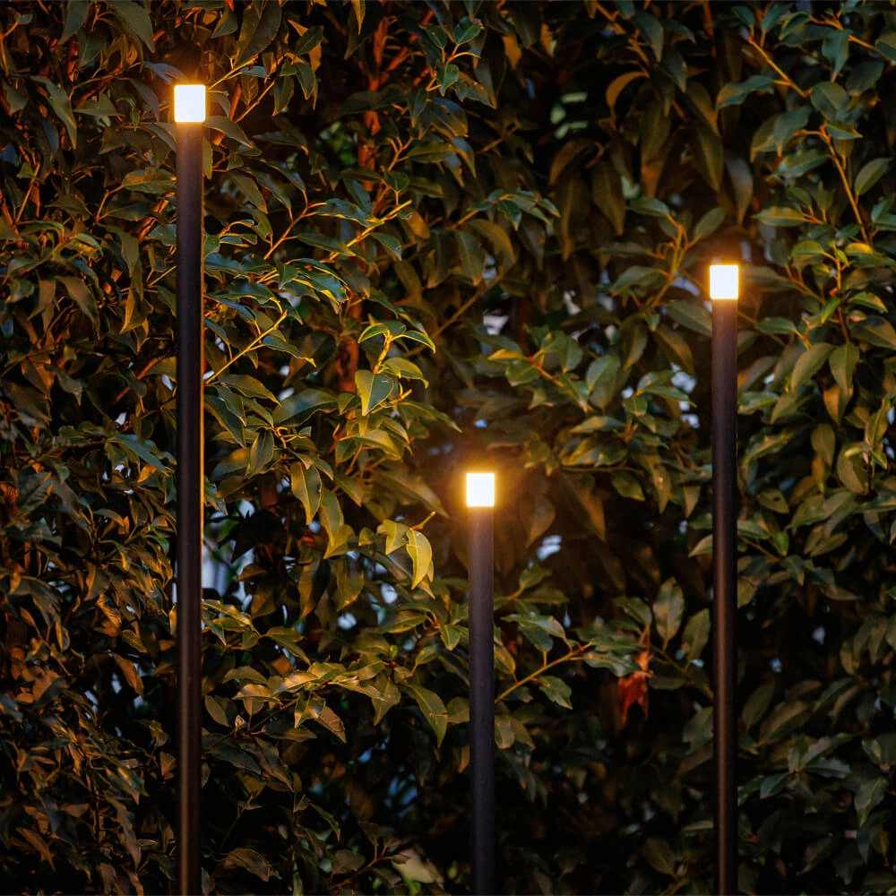 Narrow standing 12 volt lamp Erba set of 3 Lightpro 8719979283643