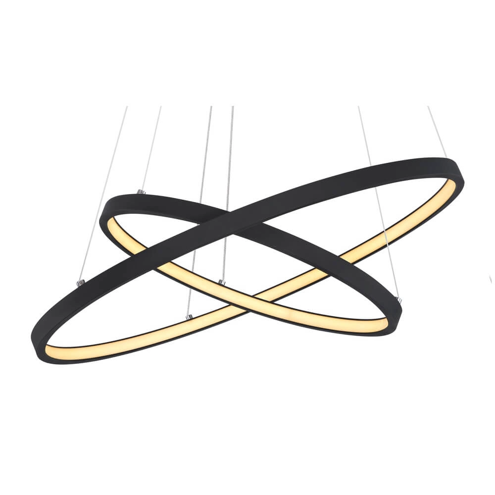 Sleek pendant lamp Ralph round Ø 51cm Globo 9007371401987