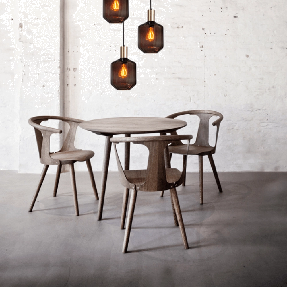 3-light loft hanging lamp - gold - Porto with Jagger red glasses - Ø 24cm Masterlight 8718121270838