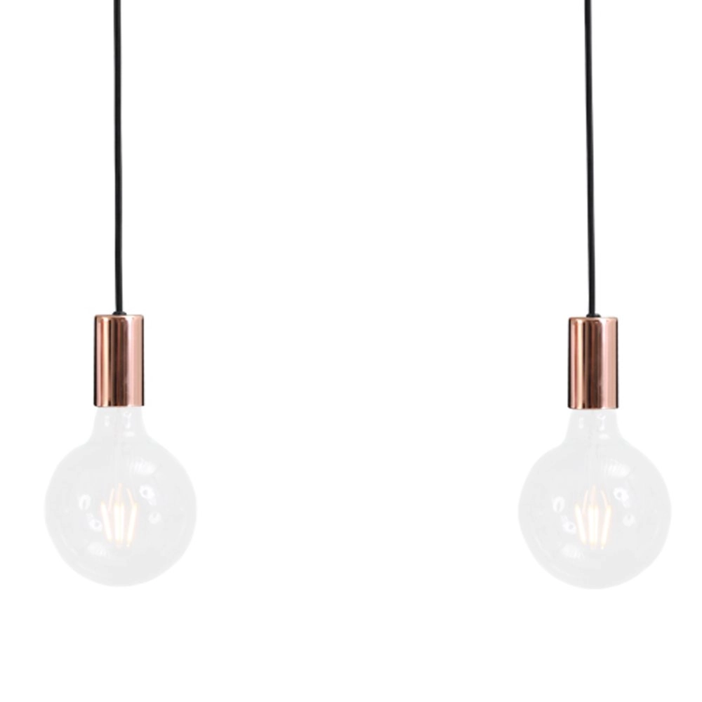 Pendant lamp Concepto 3-light red copper with black Masterlight 8718121142425