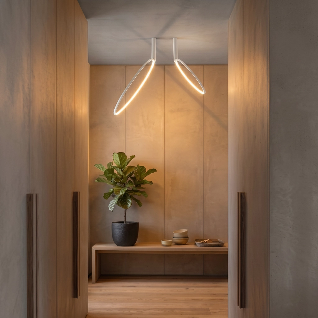 Design ceiling lamp Garve white Ø 40cm and Ø 60cm