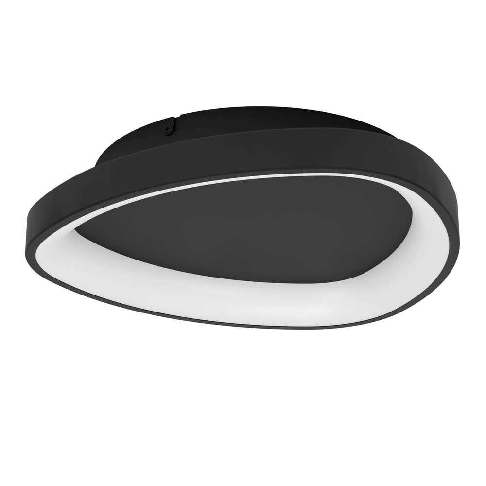 Modern led ceiling light Loretello black - Ø 35cm