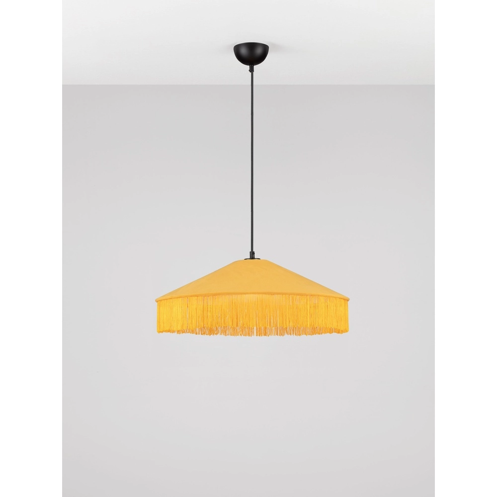 Tiffany pendant lamp Velvy yellow Lyora 5212017493774